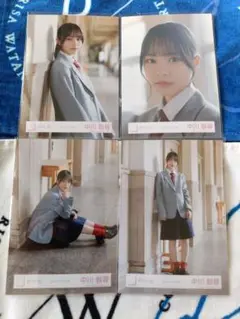 櫻坂46　中川智尋　「死んだふり」MV衣装　生写真　制服コンプ