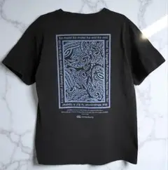 カンタベリー/CANTERBURY ハカバック プリント半袖Tシャツ Mネイビー