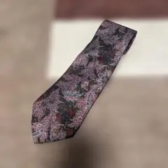 ダンヒルシルク 花柄 ネクタイ 日本製