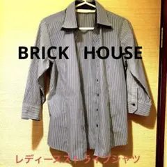 BRICK HOUSE スリムライン 七分袖シャツ
