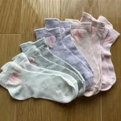 ガールズ メッシュ 靴下 5足 20cm