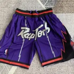 Raptors バスケットボールパンツ パープル M