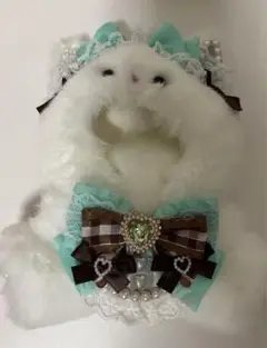 ぬい服 10~13cm おすわり ネコ チョコミント