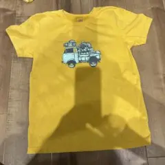 ザ・ノースフェイスイエロートラックデザインTシャツ 140サイズ