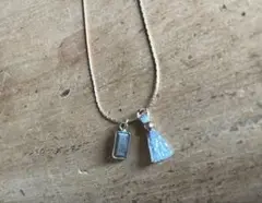 ハンドメイド　ネックレス　シンプル