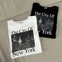 Φand D.petit main グラフィックTシャツ　2枚セットΦビールーム