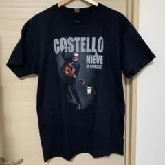 90s ELVIS COSTELLO エルビス コステロ Tシャツ ヴィンテージ 90s イギリス製 エルヴィスコステロ バンドT 両面プリント