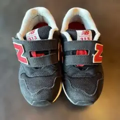子ども キッズ ニューバランスNB 313 黒ブラック 17.5cm