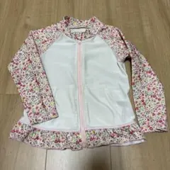 フラワープリント ラッシュガード サイズ100