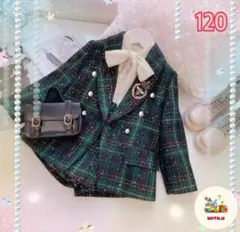 【大好評】120 スパンコール セットアップ 女の子 入学式 結婚式 セレモニー