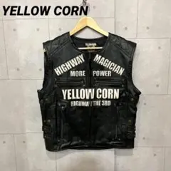 (美品)YELLOW　CORNライダーデニムベスト YELLOW CORN デニムベスト ジャケット - メルカリ