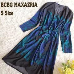 美品 BCBG MAXAZRIAꕤカシュクール ラップワンピース ウエストリボン