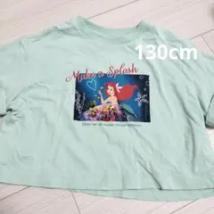 130cm　アリエル　Disney　Tシャツ　半袖　ショート丈