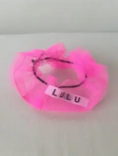 lulu works everydayピンク チュール シュシュ