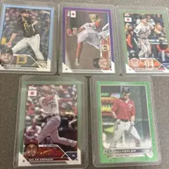 Topps MLB シリアル5枚セット
