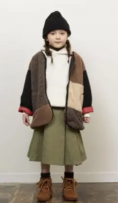 気まぐれSALE 新作♡ MIXボア切り替えBIGコート