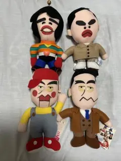 【非売品】ごっつええ感じ　ぬいぐるみ　ダウンタウン　UFOキャッチャー合計点4点