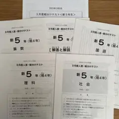 SAPIX 5年生（现4年）3月度組み分けテスト2025受験組