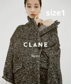 CLANE 安達祐実着用　リバーシブルキルティングボアコート　ベージュ CLANE 安達祐実着用 リバーシブルキルティングボアコート ベージュ