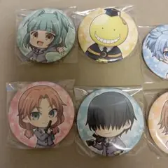 暗殺教室　キャラバッジコレクションちびキャラver.（全8種)コンプリートセット