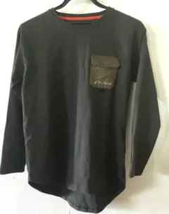 LOGOS ダークグレー 長袖カットソー