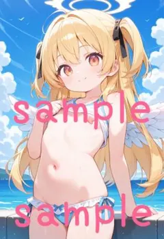 ☆3枚セット　O 写真　ブロマイド　2次元　アニメイラスト　美少女　水着　下着☆
