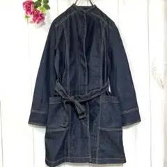 【美品】GEORGES RECH デニムコート ベルト付き サイズ36