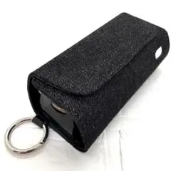 ●アイコス イルマ i ケース iqos iluma 用 カラビナ デニム 黒K