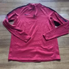 Nike ハーフジップ 長袖ウェア レッド