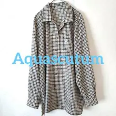 vintage Aquascutum アクアスキュータム チェック柄シャツ