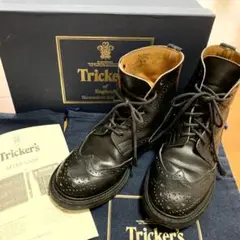 Tricker'sトリッカーズ カントリーブーツ ウィングチップ