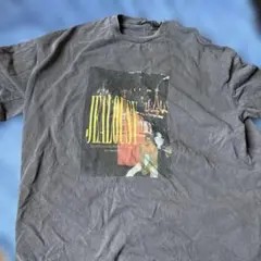 JEALOUSY グラフィック Tシャツ ダークグレー古着