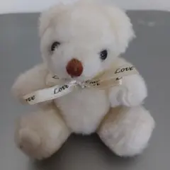 ホワイトクマのぬいぐるみ 約15cm