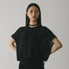 スタイルミキサー ルーズクロシェニット ブラック