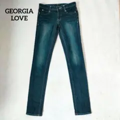 GEORGIA LOVE スキニーパンツ ジーンズ 美脚 脚長効果 スリム
