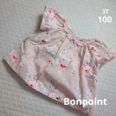 Bonpoint　花柄ブラウス　3T100
