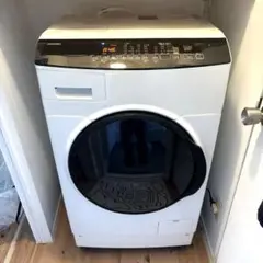 【送料無料】 2022年製　ドラム式洗濯乾燥機　8kg HDK832A※訳あり HDK852Z-W ドラム式洗濯乾燥機8.0kg/5.0kg自動投入 1個 アイリス