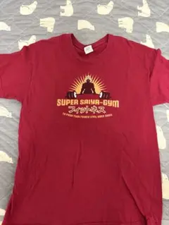 激レアL！SUPER SAIYA-GYMフィットネスTシャツ