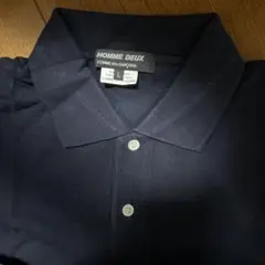 【即完必至】ギャルソンオムドゥ ナイキ コラボポロシャツ ダブルスウォッシュ ブラック コム デ ギャルソン×ホカ、オールブラックの厚底