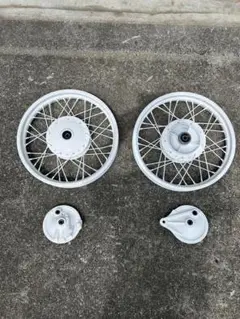 ホンダ　リトルカブ　スポークホイール　14インチ　前後ホイールセット 売約済み】リトルカブの前後ホイールが入荷しました。 | バイク