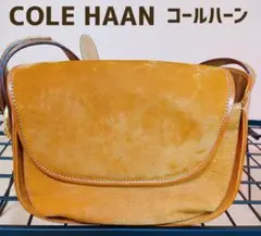 【人気】 コールハーン ショルダーバッグ 斜めがけ レザー ブラウン 茶 レトロ