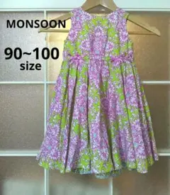 MONSOON モンスーン　ノースリーブワンピース 2〜3歳　ドレス