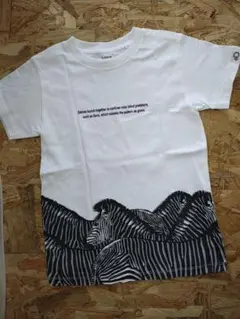 新品未使用 UNIQLO ゼブラ柄 Tシャツ 130サイズ