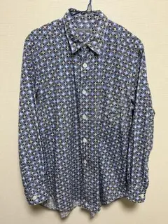 コムデギャルソンオム 総柄シャツ 田中オム 銀タグ