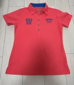 ピンク　ポロシャツM