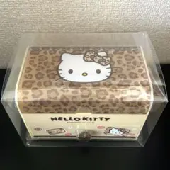 【新品　未使用】ハローキティ　小物入れ　ヒョウ柄　　ギャル　送料込み