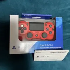 PS4純正コントローラー マグマレッド