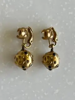 CHANEL 05P シャネル ココマーク ボール ストーン ぶら下がり