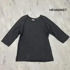 ハリウッドランチマーケット HRM 七分丈 Tシャツ 聖林公司 日本製 グレー