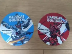 ガンダム　あべのハルカス　コラボ コースター　ジークアクス　赤いガンダム